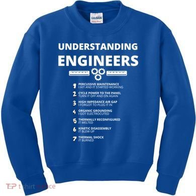 Understanding Engineers Gift Funny Sarcastic Engineering Gift Kids Sweatshirt