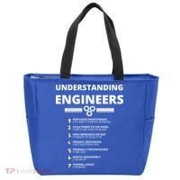Understanding Engineers Gift Funny Sarcastic Engineering Gift Tote Bag thumb 0