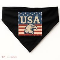USA Eagle Graphic USA-Made Doggie Bandana thumb 0