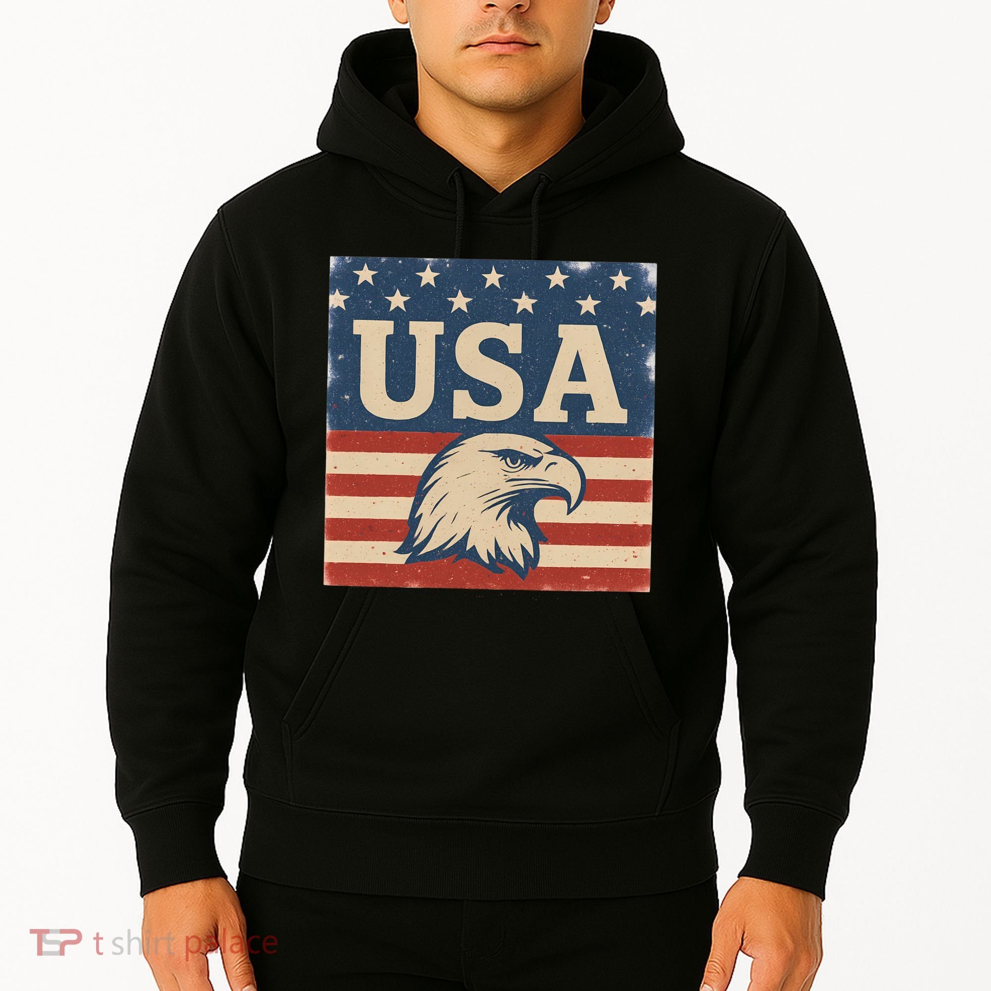 USA Eagle Graphic Hoodie