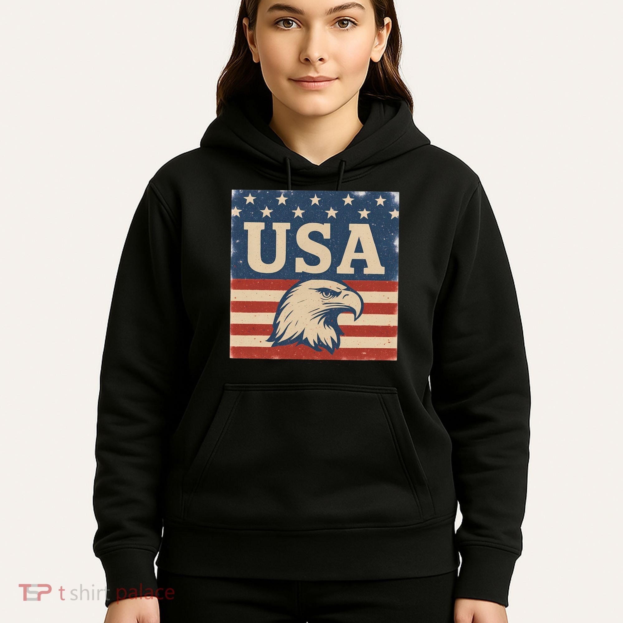 USA Eagle Graphic Hoodie
