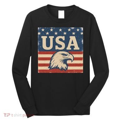 USA Eagle Graphic Long Sleeve Shirt