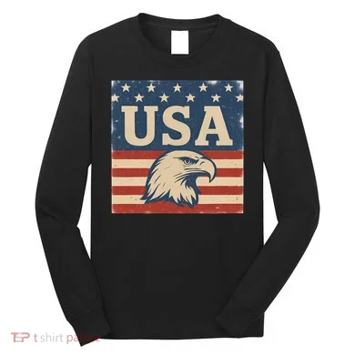 USA Eagle Graphic Long Sleeve Shirt
