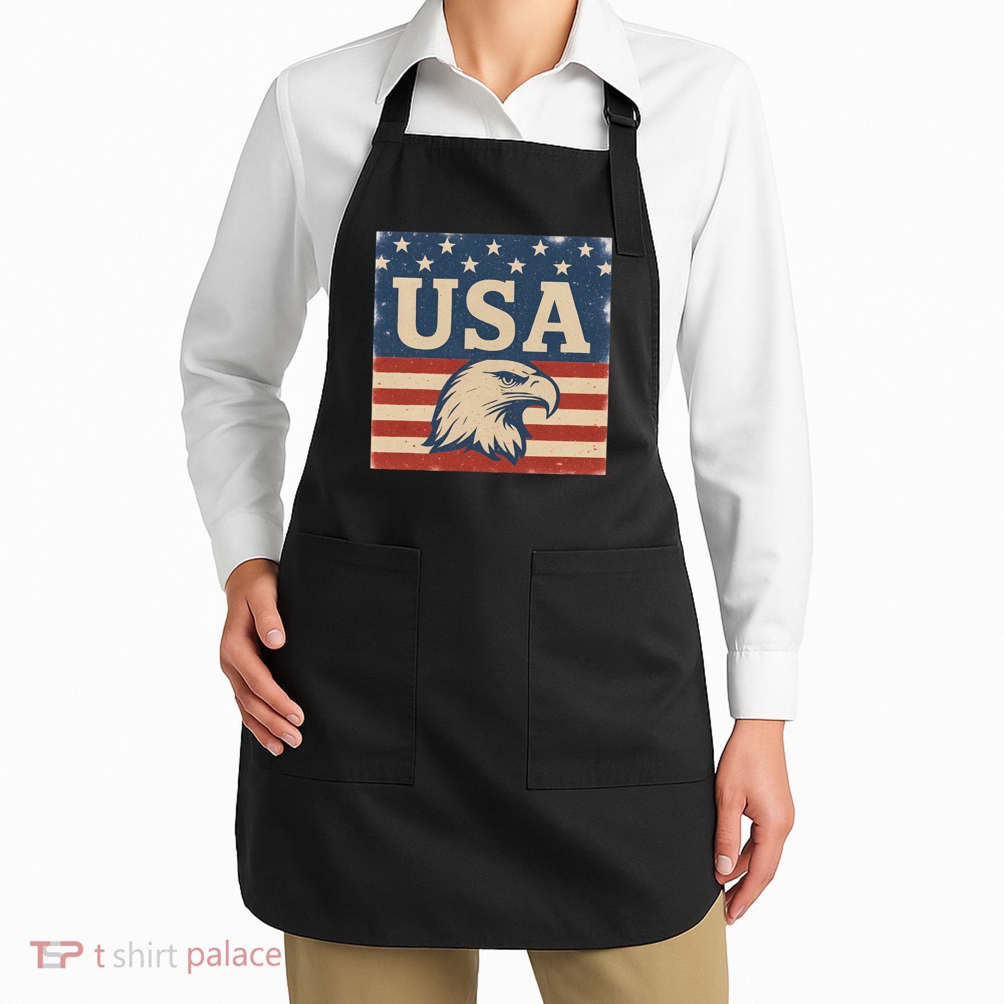 USA Eagle Graphic Apron