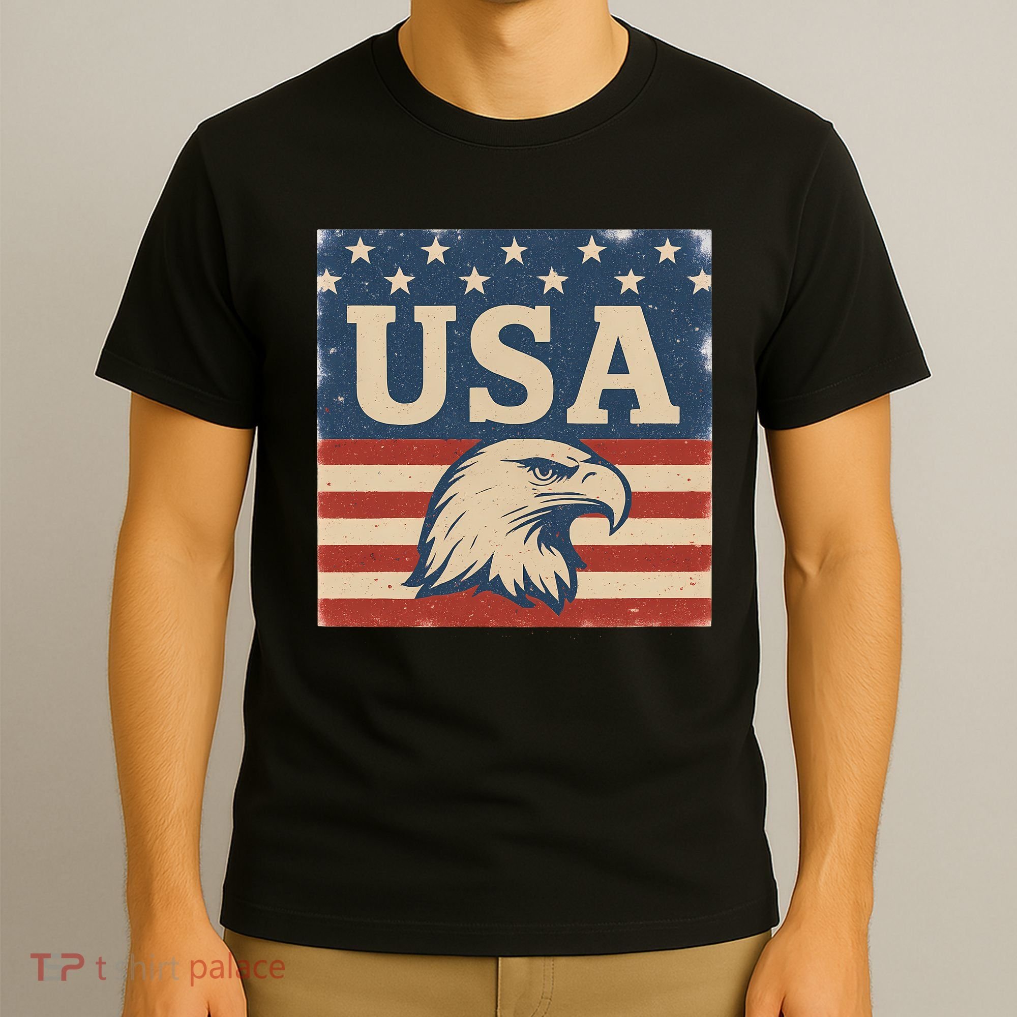 USA Eagle Graphic T-Shirt