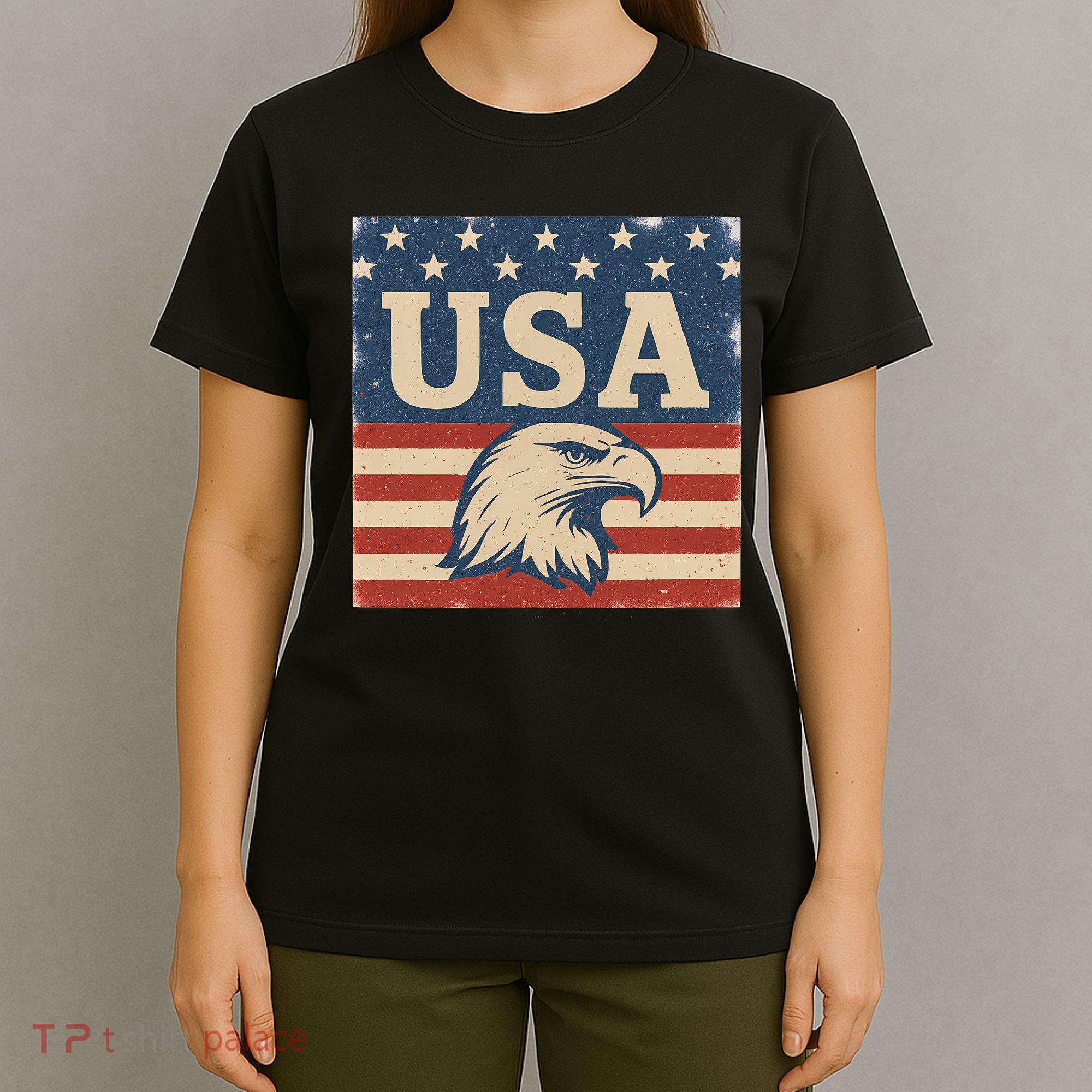 USA Eagle Graphic T-Shirt