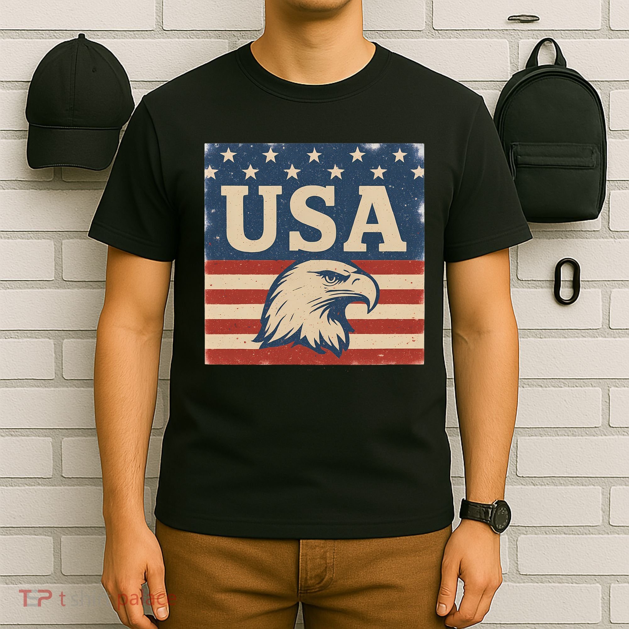 USA Eagle Graphic T-Shirt