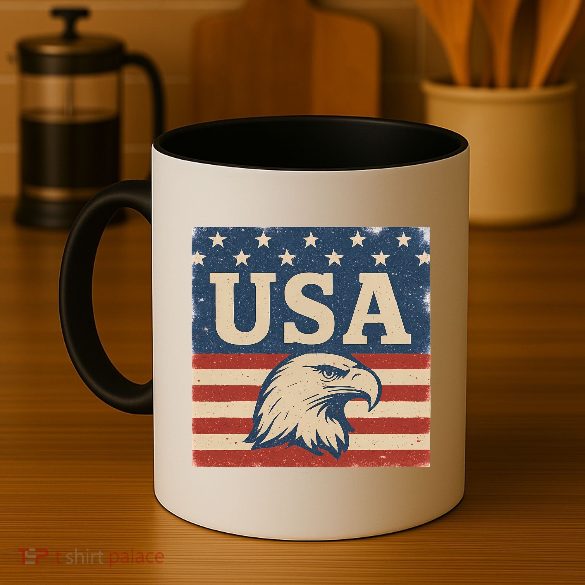 USA Eagle Graphic Coffee Mug