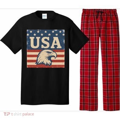 USA Eagle Graphic Pajama Set