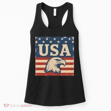 USA Eagle Graphic Women's Tank Top