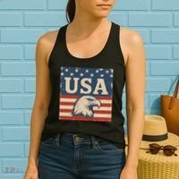 USA Eagle Graphic Women's Tank Top thumb 2
