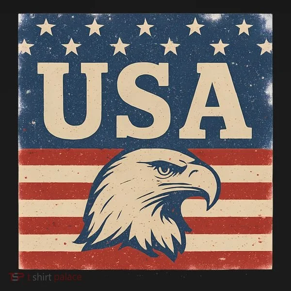 USA Eagle Graphic Baby Bodysuit