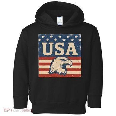 USA Eagle Graphic Toddler Hoodie