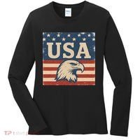 USA Eagle Graphic Women's Long Sleeve Shirt thumb 0