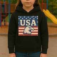 USA Eagle Graphic Kids Hoodie thumb 3