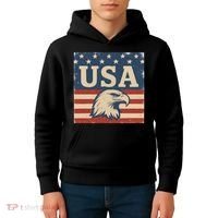 USA Eagle Graphic Kids Hoodie thumb 4