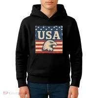 USA Eagle Graphic Kids Hoodie thumb 4