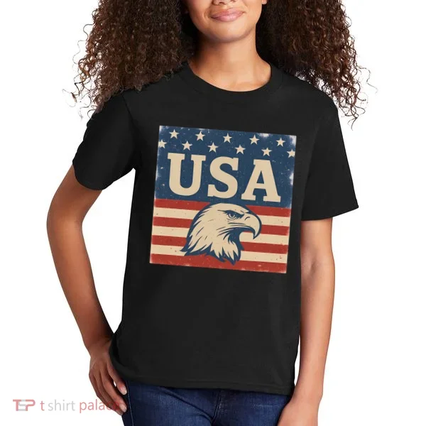 USA Eagle Graphic Kids T-Shirt