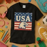 USA Eagle Graphic Kids T-Shirt thumb 3