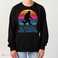 Ultimate Egg Hunter  Retro Bigfoot Easter Women's Sweatshirt thumb 0