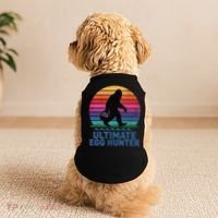 Ultimate Egg Hunter  Retro Bigfoot Easter Doggie Tank thumb 2