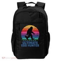 Ultimate Egg Hunter  Retro Bigfoot Easter Backpack thumb 0