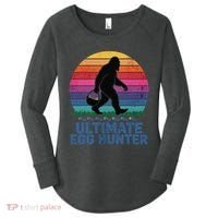Ultimate Egg Hunter  Retro Bigfoot Easter Women's Perfect Tri Tunic Long Sleeve Shirt thumb 0