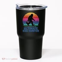 Ultimate Egg Hunter  Retro Bigfoot Easter Tumbler thumb 0
