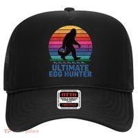 Ultimate Egg Hunter  Retro Bigfoot Easter Hat thumb 0