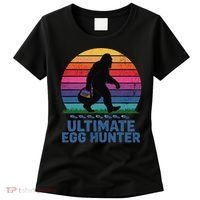 Ultimate Egg Hunter  Retro Bigfoot Easter Women's T-Shirt thumb 0