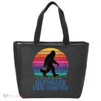 Ultimate Egg Hunter  Retro Bigfoot Easter Tote Bag thumb 0