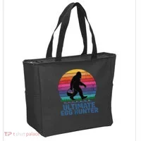 Ultimate Egg Hunter  Retro Bigfoot Easter Tote Bag thumb 2