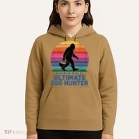 Ultimate Egg Hunter  Retro Bigfoot Easter Hoodie thumb 5
