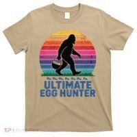 Ultimate Egg Hunter  Retro Bigfoot Easter T-Shirt thumb 0