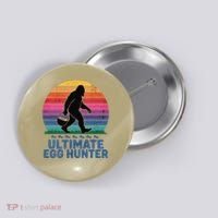 Ultimate Egg Hunter  Retro Bigfoot Easter Button thumb 0