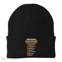 Understanding Engineers Lists Distressed Funny Engineer Gift Beanie thumb 0