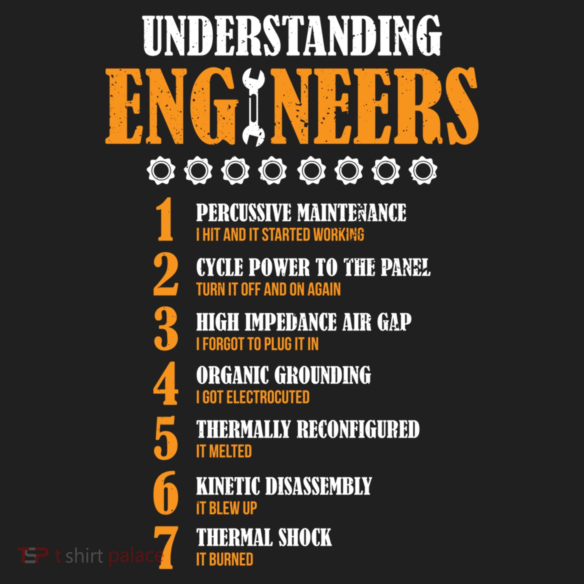 Understanding Engineers Lists Distressed Funny Engineer Gift Beanie