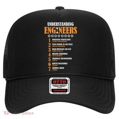 Understanding Engineers Lists Distressed Funny Engineer Gift Hat