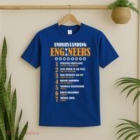 Understanding Engineers Lists Distressed Funny Engineer Gift T-Shirt thumb 2
