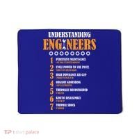Understanding Engineers Lists Distressed Funny Engineer Gift Mousepad thumb 0