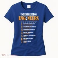 Understanding Engineers Lists Distressed Funny Engineer Gift Women's T-Shirt thumb 0