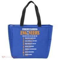 Understanding Engineers Lists Distressed Funny Engineer Gift Tote Bag thumb 0
