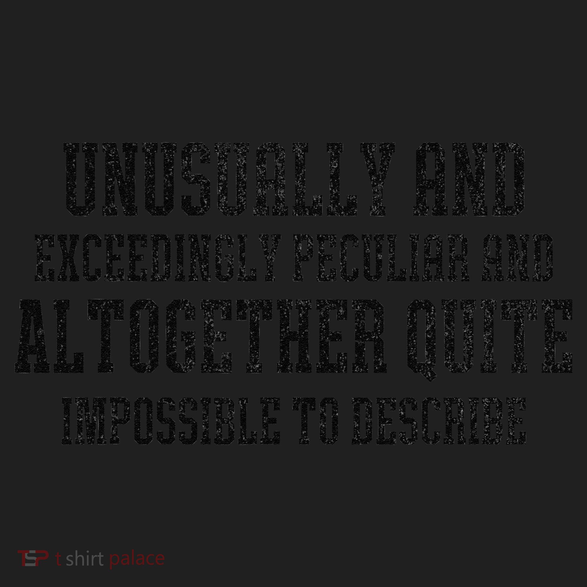 Unusually Exceedingly Peculiar Altogether Quite Impossible Beanie