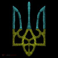 Ukraine Emblem Sketch Backpack thumb 2