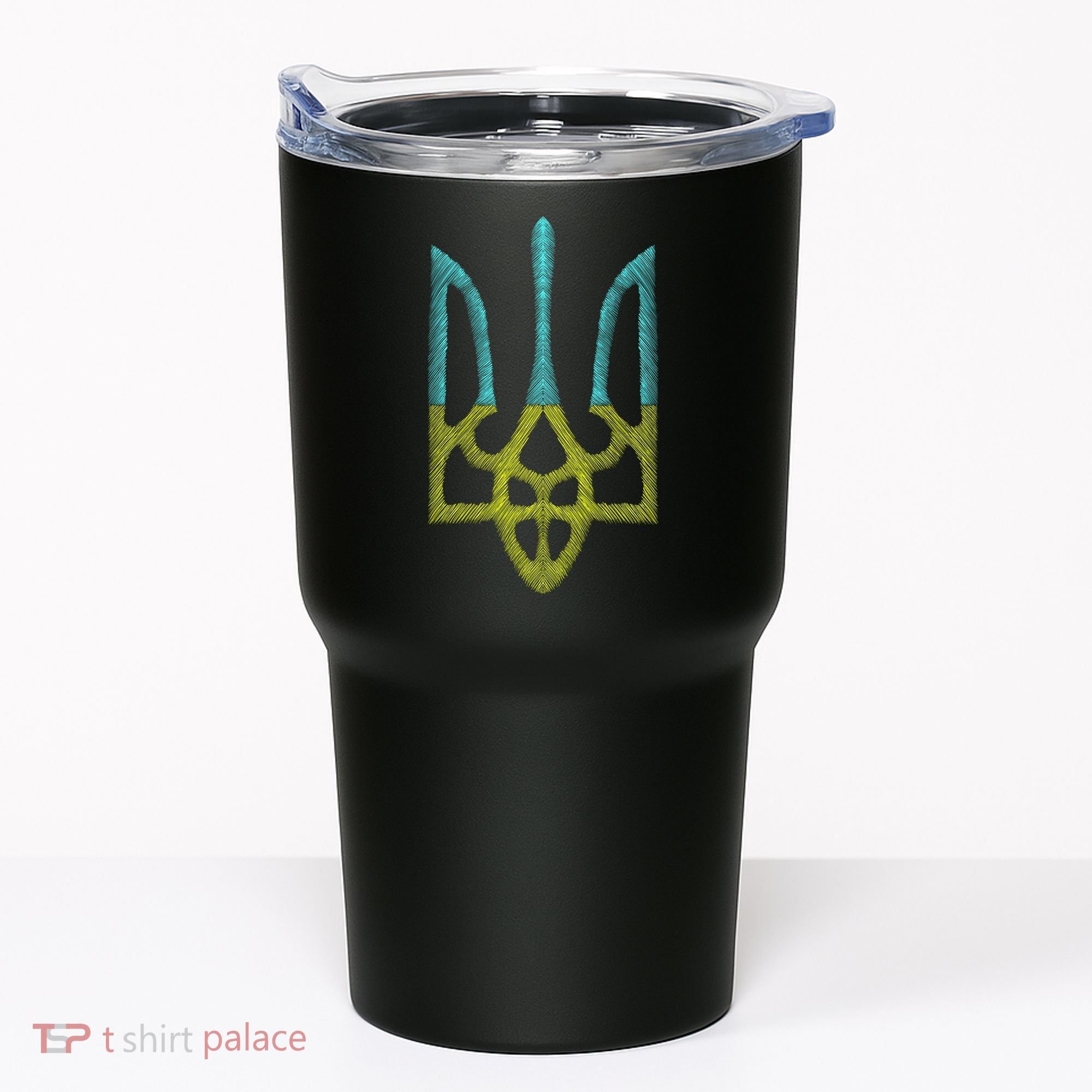 Ukraine Emblem Sketch Tumbler
