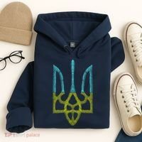 Ukraine Emblem Sketch Hoodie thumb 4
