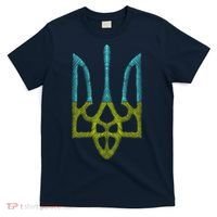 Ukraine Emblem Sketch T-Shirt thumb 0