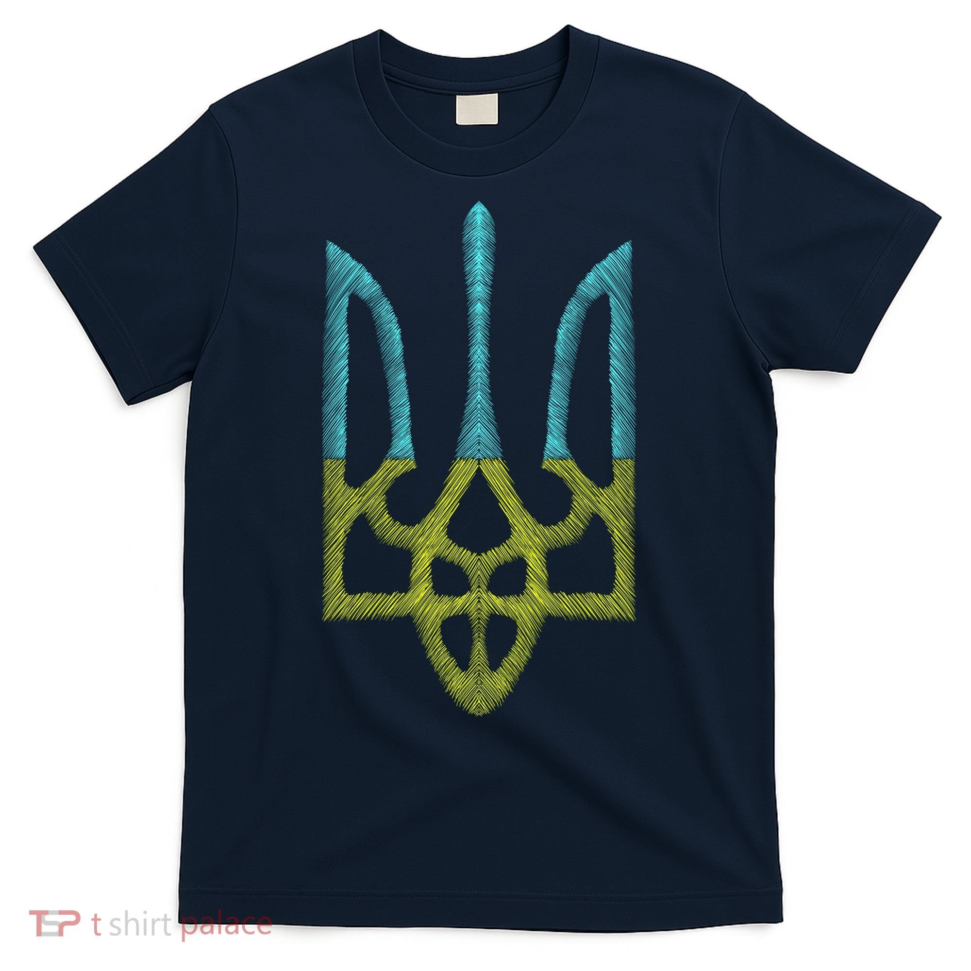 Ukraine Emblem Sketch T-Shirt