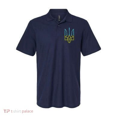 Ukraine Emblem Sketch Polo