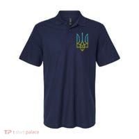 Ukraine Emblem Sketch Polo thumb 0